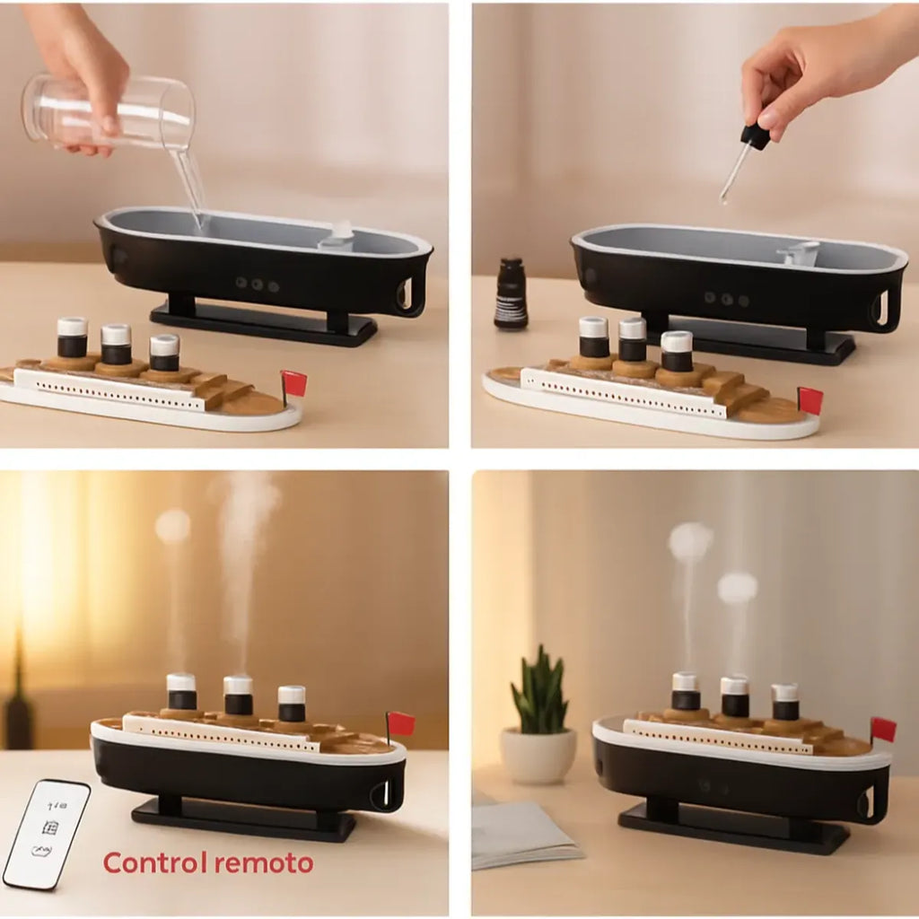 Humidificador Difusor De Aromas Titanic
